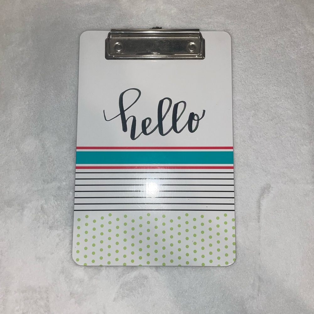 | Small Hardboard Clipboard with Modern Design |